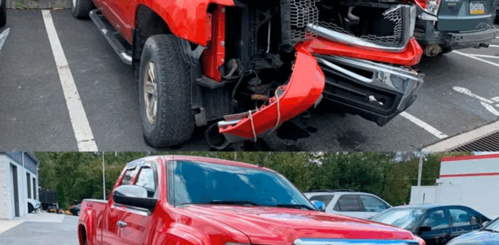 Professional Major Accident Repairs Glenfield technician restoring damaged vehicle