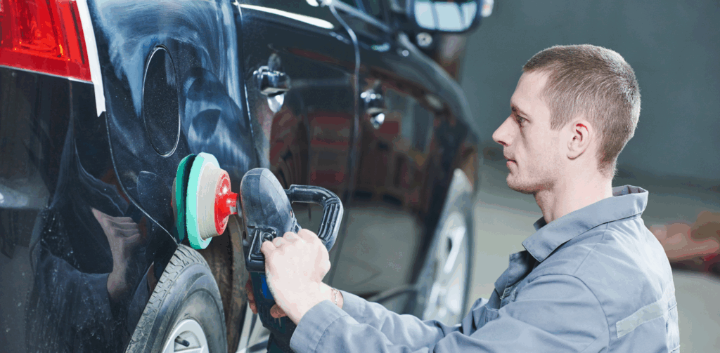 Professional Panel Beating Services Bayview technician repairing damaged vehicle panels