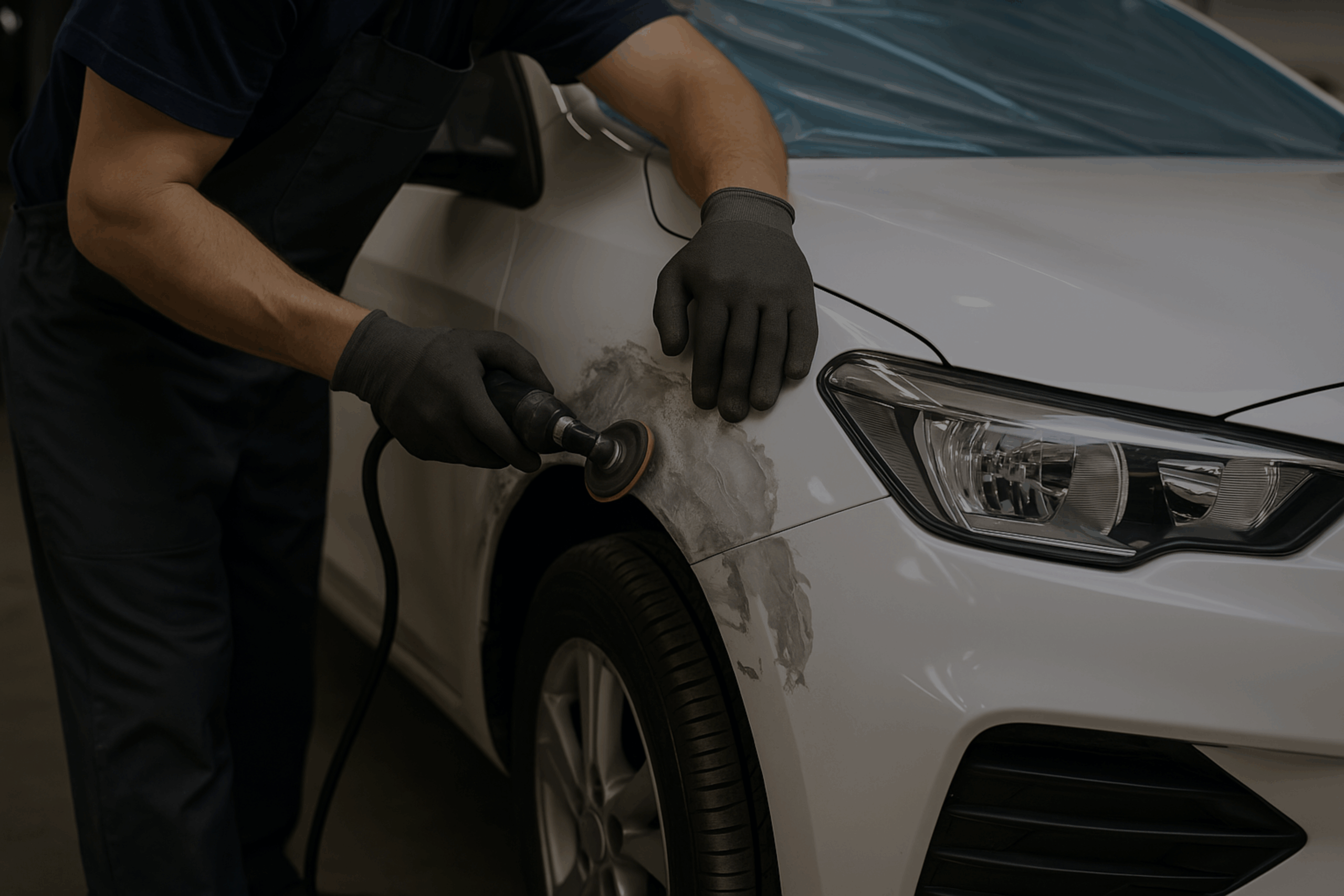 Professional Panel Repair Specialists Hillcrest repairing damaged vehicle panel
